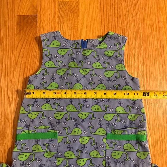 Lilly Pulitzer Little Girl Whale Print Sleeveless Dress - Picture 9 of 9